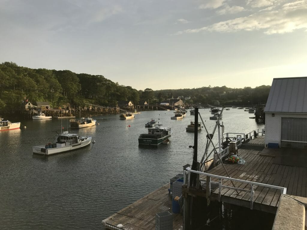 Sunset New Harbor Maine