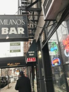NYC East Village Bar Milanos