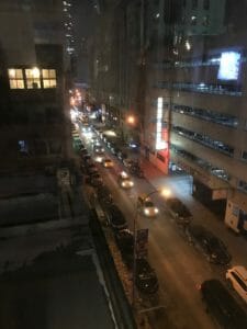 NYC Line of Cabs
