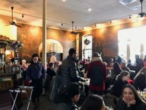 Trying Gumbo Shop in New Orleans
