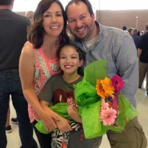 Our daughter post dance recital