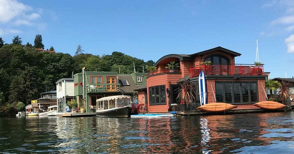 Seattle Lake Union House Boat